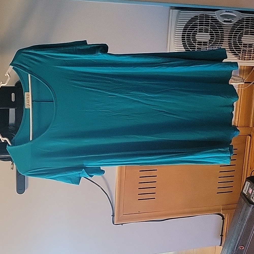 Larace sz 2X teal tunic
